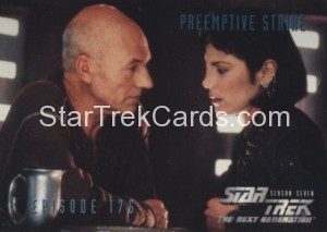 Star Trek The Next Generation Season Seven Trading Card 717