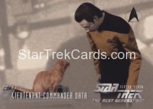 Star Trek The Next Generation Season Seven Trading Card 734