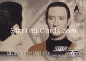 Star Trek The Next Generation Season Seven Trading Card 736