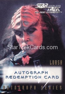 Star Trek The Next Generation Season Seven Trading Card A16 Redemption