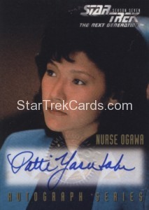 Star Trek The Next Generation Season Seven Trading Card A7 Patti Yasutake