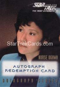 Star Trek The Next Generation Season Seven Trading Card A7 Redemption