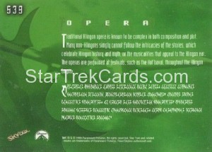 Star Trek The Next Generation Season Seven Trading Card S39 Back