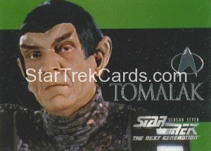 Star Trek The Next Generation Season Seven Trading Card S41