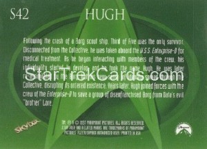 Star Trek The Next Generation Season Seven Trading Card S42 Back