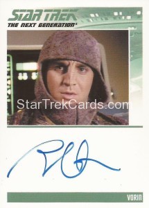 Star Trek The Next Generation Heroes Villains Autograph Brian Markinson