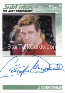 Star Trek The Next Generation Heroes Villains Autograph Christopher McDonald