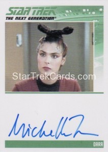 Star Trek The Next Generation Heroes Villains Autograph Michelle Forbes Dara