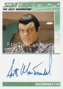 Star Trek The Next Generation Heroes Villains Autograph Scott MacDonald