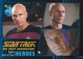Star Trek The Next Generation Heroes Villains Trading Card 1