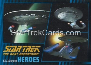 Star Trek The Next Generation Heroes Villains Trading Card 100