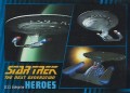 Star Trek The Next Generation Heroes Villains Trading Card 1001