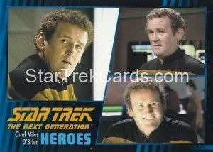 Star Trek The Next Generation Heroes Villains Trading Card 17