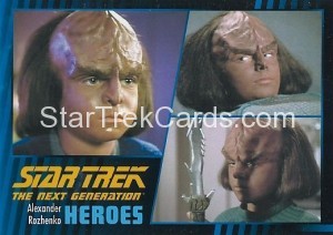 Star Trek The Next Generation Heroes Villains Trading Card 19