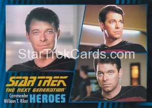 Star Trek The Next Generation Heroes Villains Trading Card 2