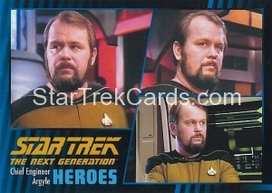 Star Trek The Next Generation Heroes Villains Trading Card 201