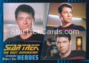 Star Trek The Next Generation Heroes Villains Trading Card 210