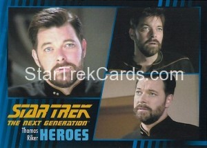 Star Trek The Next Generation Heroes Villains Trading Card 23