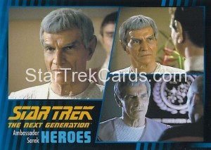 Star Trek The Next Generation Heroes Villains Trading Card 241