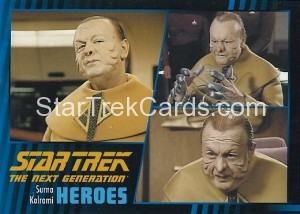 Star Trek The Next Generation Heroes Villains Trading Card 25