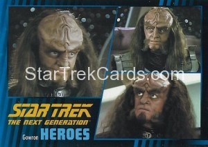 Star Trek The Next Generation Heroes Villains Trading Card 271