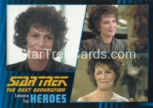 Star Trek The Next Generation Heroes Villains Trading Card 28