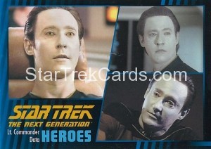 Star Trek The Next Generation Heroes Villains Trading Card 3