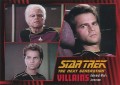 Star Trek The Next Generation Heroes Villains Trading Card 30