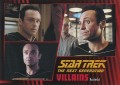 Star Trek The Next Generation Heroes Villains Trading Card 311