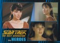 Star Trek The Next Generation Heroes Villains Trading Card 34