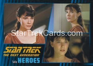 Star Trek The Next Generation Heroes Villains Trading Card 341