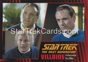 Star Trek The Next Generation Heroes Villains Trading Card 351