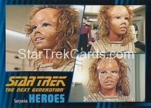 Star Trek The Next Generation Heroes Villains Trading Card 36