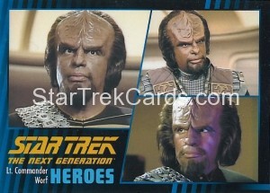 Star Trek The Next Generation Heroes Villains Trading Card 4