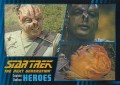 Star Trek The Next Generation Heroes Villains Trading Card 41