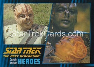 Star Trek The Next Generation Heroes Villains Trading Card 41