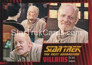 Star Trek The Next Generation Heroes Villains Trading Card 42