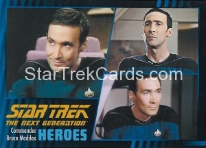 Star Trek The Next Generation Heroes Villains Trading Card 491