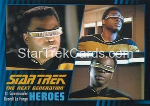 Star Trek The Next Generation Heroes Villains Trading Card 5