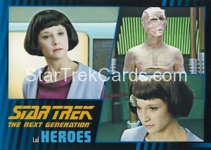 Star Trek The Next Generation Heroes Villains Trading Card 50