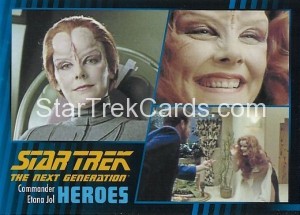 Star Trek The Next Generation Heroes Villains Trading Card 541