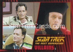 Star Trek The Next Generation Heroes Villains Trading Card 551