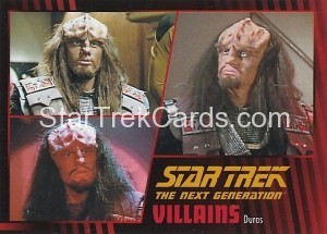 Star Trek The Next Generation Heroes Villains Trading Card 57