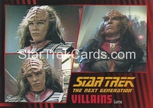 Star Trek The Next Generation Heroes Villains Trading Card 58