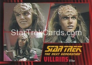 Star Trek The Next Generation Heroes Villains Trading Card 59
