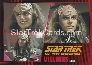 Star Trek The Next Generation Heroes Villains Trading Card 591
