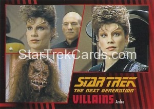 Star Trek The Next Generation Heroes Villains Trading Card 60