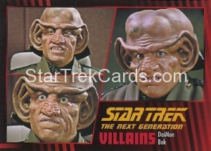 Star Trek The Next Generation Heroes Villains Trading Card 611