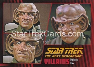 Star Trek The Next Generation Heroes Villains Trading Card 611
