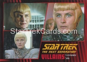 Star Trek The Next Generation Heroes Villains Trading Card 64